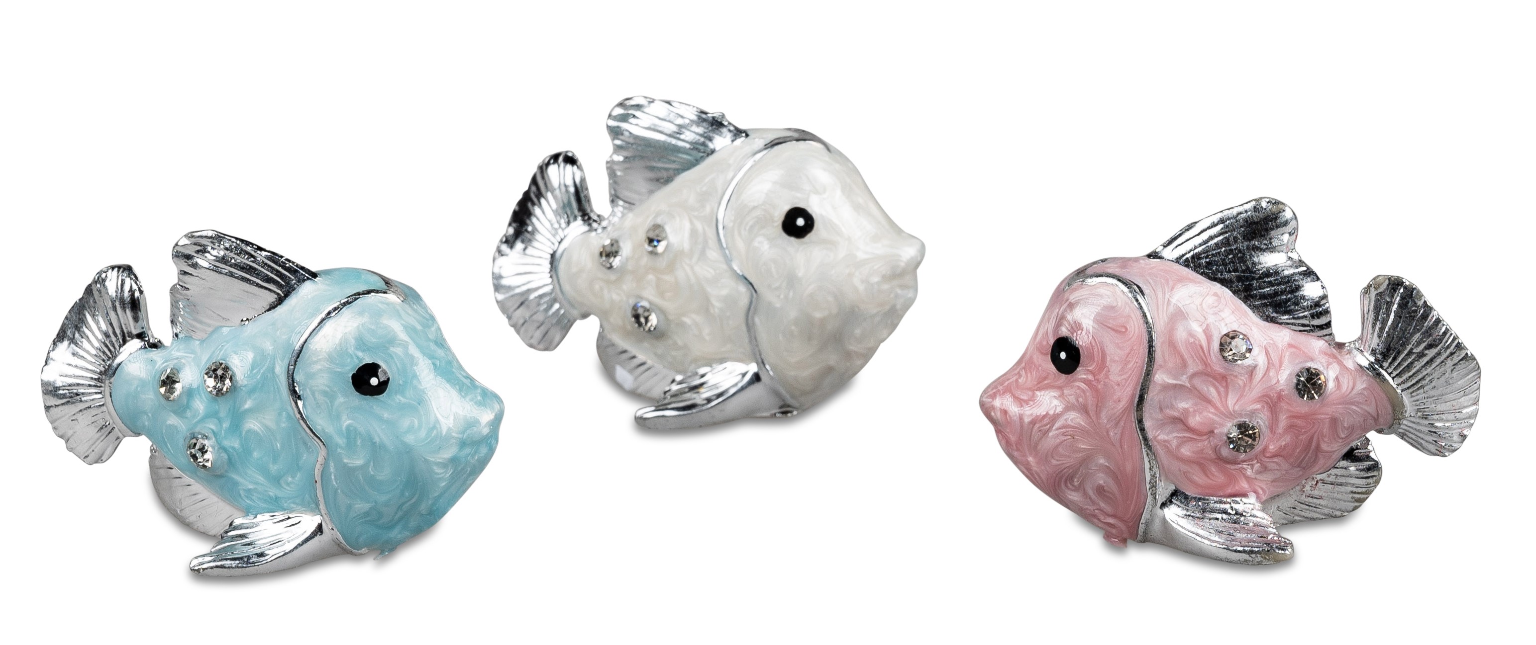 3er Set Deko Fische PEARL L. 5,5cm silber perlmutt Formano Maritim |  Dekofiguren und Objekte | Formano | Marken & Serien | CreaFlor Home