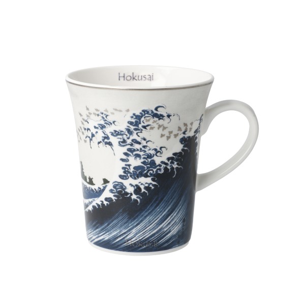 Hokusai Künstlerbecher Tasse Becher Kochen Genießen | Kaffeebecher Tassen, und 11cm WELLE H & Untertassen Goebel Home Porzellan II | DIE CreaFlor | 